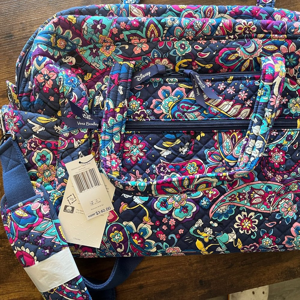 Vera Bradley Sensational Six Paisley Weekender Bag - Disney